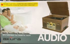 Brand new in box Akura-Retro-Music-Centre-with-Turntable-CD-