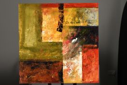 Oriental Oil on Canvas Board