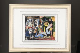 Rare Limited Edition Pablo Picasso on Silk. 