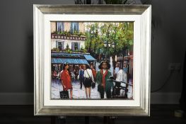 Original Parisian Pastel Painting by Tony Rome