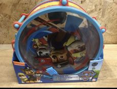 Paw patrol drum kit (drum, sticks, flute, castanets, tambourine)