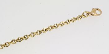18ct Yellow Gold (750) Round Belcher Bracelet - 7.5