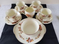 Early 1900 Royal Doulton 15 Piece Tea Set