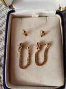 Vintage 9ct Gold Earrings
