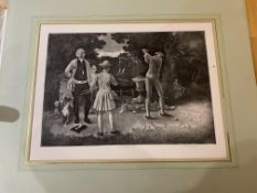 Lawrence Jossett Signed Prints, The Last Green. & The Practice Shot