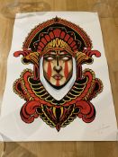 Sneaky Mitch Signed Print SOLD OUT A3 Witch