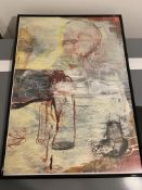 Jukka Suhonen Original Painting, The Dog Has The Same Journey