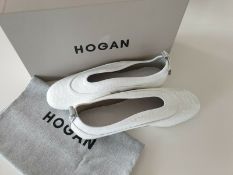 Hogan Women's Sneakers In White 100% Genuine And Very Unique. Size - 4 Rrp £500