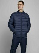 Original Jack & Jones Mens Jjebomb Puffer Jacket Collar Noos Size - Xl