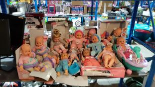 (R1E) Approx. 15 X Mixed My Sweet Baby Dolls. To Include Bathtime, Get Better Now, Kissing Baby & B
