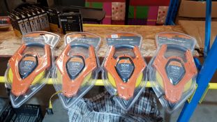 4 X CraftRight 50M (165FT) Fibreglass Measuring Tape (New)