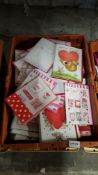 (R13D) Contents Of Container : A Quantity Of Mixed Valentine Cards (New / Sealed)