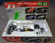 (R13E) 1 X F1 Formula 1 World Championship RC 1:4 Scale. Appears As New, No Damage Ð Seen Running.