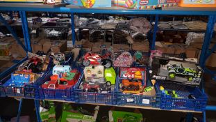 (R3B) Contents Of Shelf : A Quantity Of Mixed Toy Vehicle To Include Night Racer, Fast & Furious, H
