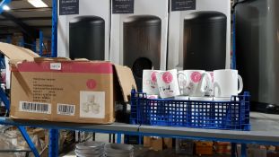 (R2H) Approx. 45 X Tickled Pink Mugs (New)