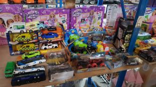 (R3M) Approx. 35 X Mixed Toy Cars To Include Adventure Force Die Cast Light & Sounds, Monster Jam,