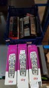 (R2A) 14 X Mixed Remote Controls To Include 3 X Sky+ HD, 4 X One For All, 3 X Sharp Aquos & 1 X Tos
