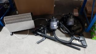 (R2E) 3 Items : 2 X Goblin ECV002B-19 Cylinder Vacuum Cleaner & 1 X YPLA 2kW Convention Heater