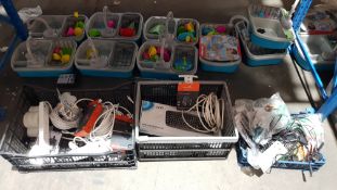 (R2C) Contents Of 3 Containers : To Include Onn Wired Keyboard, Blackweb Wireless Mouse, Blackweb 1