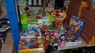 (R3F) 12 Items: To Include Lego Duplo, Creator, Disney Frozen 2, Ninjago, Avengers, Spiderman & 1