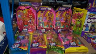 (R3E) 8 X Mixed Style Cave Club Dolls To Include Emberly, Roaralai, Hunch, Ferrell & Stilly