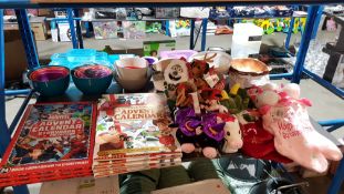 (R1D) Christmas Lot. Approx. 19 Items To Include 3 X Marvel Advent Calendar Storybook Collection, 5