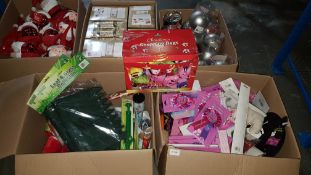 (R11F) Contents Of 2 Boxes. Mixed Lot To Include Christmas Shopping Bags, Leaf & Glass Collector, N