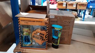 11 X My 1st JCB Bubble Bath & Sponge Set (New)