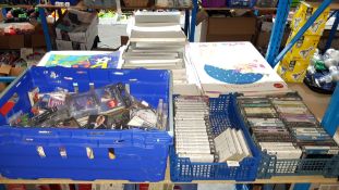 (R7K) Contents Of 3 Containers : A Quantity Of Mixed Pre Recorded Cassette Tapes (Most Sealed) . To