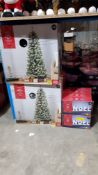 (R7E) 12 Items : 4 X Pop Up Snowy Tree Pre Lit (5 Ft Ð 1.5M) & 8 X Battery Operated Noel Light
