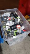 Contents Of Large Container : A Quantity Of Mixed Bulbs To Include Halogen & LED