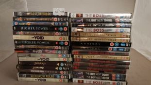 32 X Mixed DVDÕs (All New / Sealed). To Include Jumanji, The Void, Arrival, The Boss & Higher Power