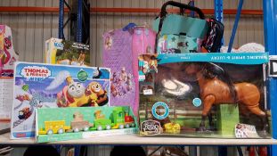 (R7D) 3 Items : 1 X Dreamworks Spirit Walking Spirit & Lucky, 1 X Thomas & Friends Minis & 1 x Disn