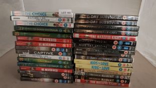 32 X Mixed DVDÕs (All New / Sealed)> To Include The Hateful Eight, Fifty Shades Of Grey, Captive, N