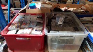 (R6B) Audio. Contents Of 2 Containers : A Quantity Of Mixed Original Music Cassette Tapes To Includ