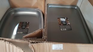 (R5H) Approx. 380 X Non Stick Roasters / Baking Trays (190 X 38cm Roaster RRP £3 Each & 190 X 40cm