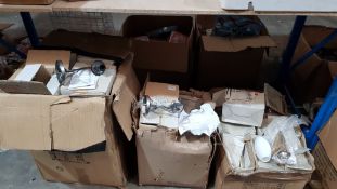 (R9K) Lighting. Contents Of 3 Boxes : 24 X Titanium Grey Colour Wall Lights, & 16 X Jango Wall Brac
