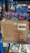 (R4B) Christmas. 21 X Christmas Wonderland 3 Union Jack Heart Packs (Soft Cushion Hanging Decoratio
