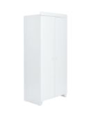 boxed item little acorns classic 2 doors wardrobe [white] 170x88x51cm rrp: £318.0