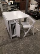 folding dining set gery