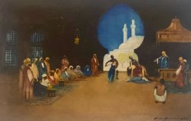 Original signed watercolour by Hans Jacob Hansen, 1853-1947, Exhibited R.S.A, R.A, R.S.W