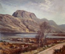 Donald M Shearer (Scottish) Original signed oil Scottish View 