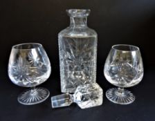 Crystal Decanter & Brandy Balloons