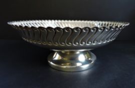 Antique Art Nouveau Silver Plated Pedestal Centrepiece Dish