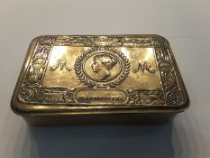 1914 WWI PRINCESS MARY CHRISTMAS WAR TIN