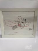 MICKEY MOUSE SIGNED SKETCH BY DISNEY MASTER ARTIST