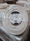 (WG3) Pallet To Contain 18 x Brand New Sealed Nexans 50M (4x0.75mm2) Flex Heat Cable. RRP £43....