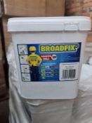 (WG2) Pallet To Contain 150 x Brand New Boxed Broadfix Assorted Levelling Pail (200 Per Box). R...