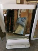 500 x 800mm Downlighter Mirror w/shelf