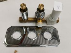 Concealed Traditional Chrome Shower Valve Unit